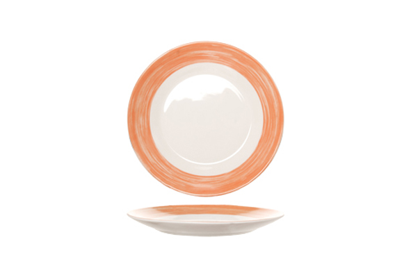 Arcoroc Brush Orange Assiette dessert 19,5cm